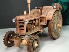 親手打造1946年款Zetor 25拖拉機木制模型，重溫經典設計！